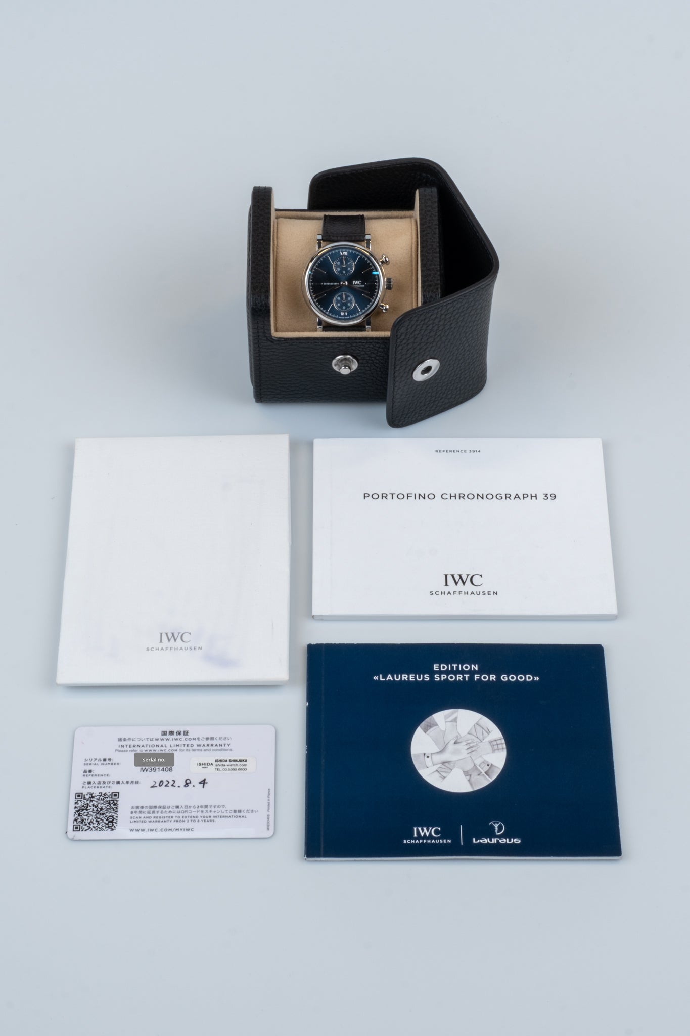 IWC Portofino Chronograph 39 Edition Laureus Sport for Good IW391408