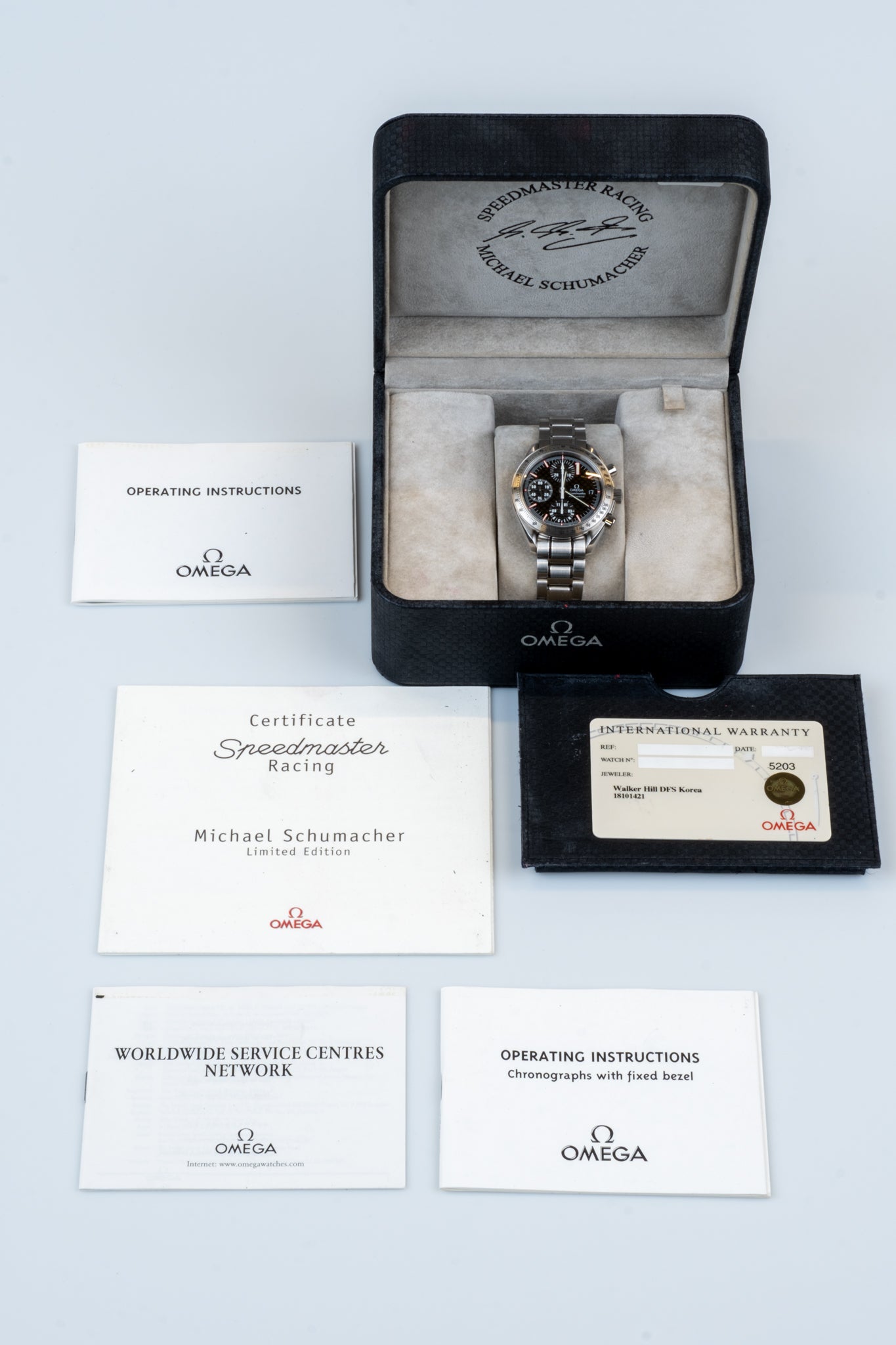Omega Speedmaster Racing Michael Schumacher 3519.50