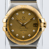 Omega Constellation Gold Dial 123.20.35.20.58.001