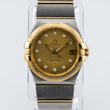 Omega Constellation Gold Dial 123.20.35.20.58.001