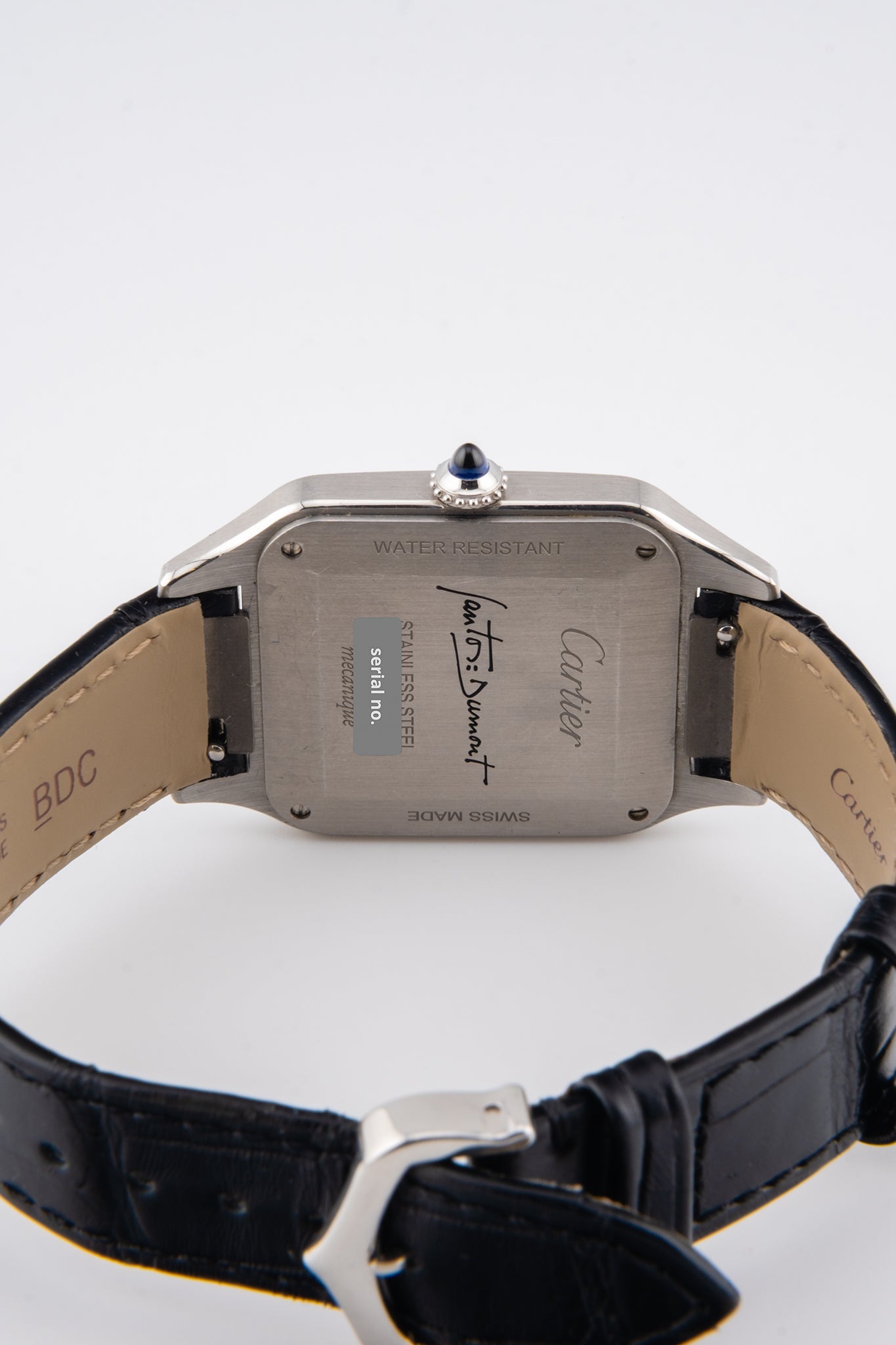 Cartier Santos Dumont Black Lacquer WSSA0046 