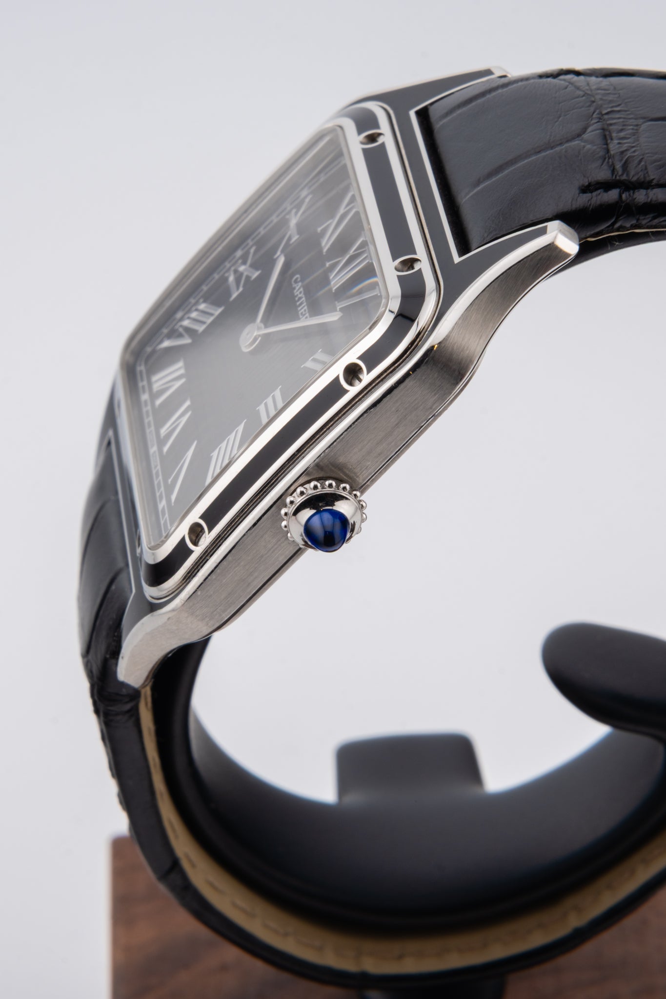 Cartier Santos Dumont Black Lacquer WSSA0046 