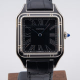 Cartier Santos Dumont Black Lacquer WSSA0046 
